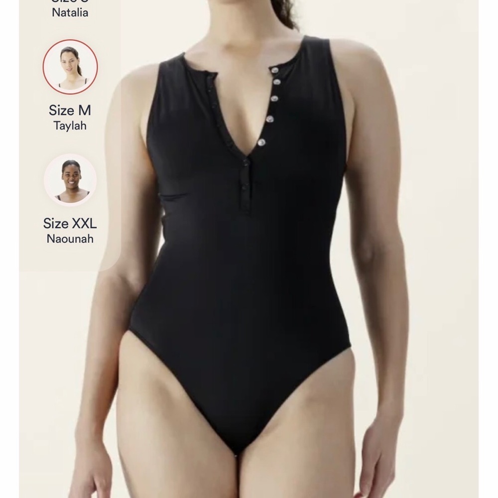 NWOT Andie’s ’Malibu’ 3X (US20) Sexy Silky SnapUp Front One Piece Suite